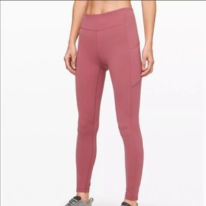 Lululemon Moss Rose Speed Ups 28” size 6